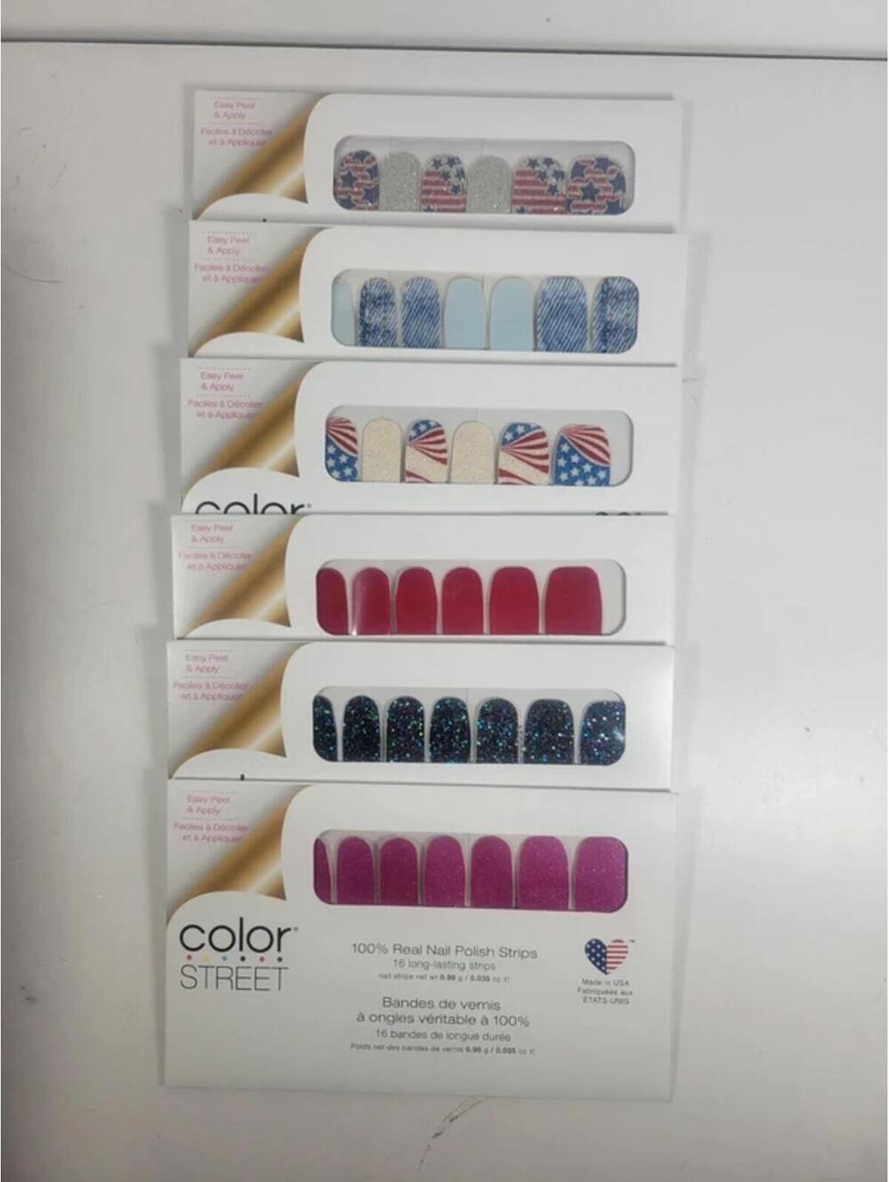 Color Street Nail Aet Bundle 6 Sets